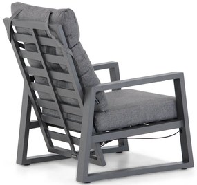 Stoel en Bank Loungeset Aluminium Grijs 4 personen Lifestyle Garden Furniture Batala