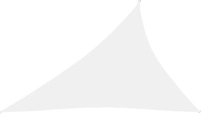 vidaXL Zonnescherm driehoekig 3x4x5 m oxford stof wit