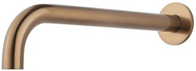 Mueller Bronzo inbouw muuruitloop 25cm geborsteld brons