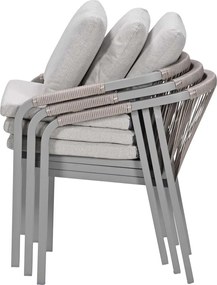 Garden Impressions Milou tuinstoel stapelbaar - taupe