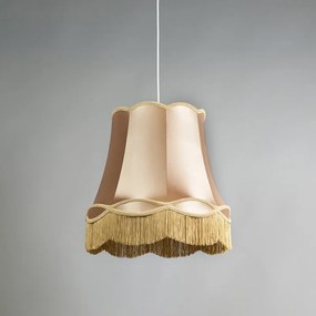 Set van 4 retro hanglampen goud 45 cm - Granny