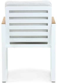 Tuinstoel Aluminium Wit Lifestyle Garden Furniture Faro