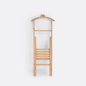 Opplooibare kleerhanger, in acacia, Rinkita