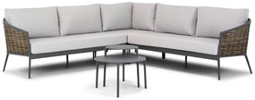 Hoek loungeset 5 personen Aluminium Taupe  Coco Ewa/Pacific