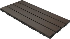 Terrastegel composiet co-extrusie Walnut click 30 x 60 cm