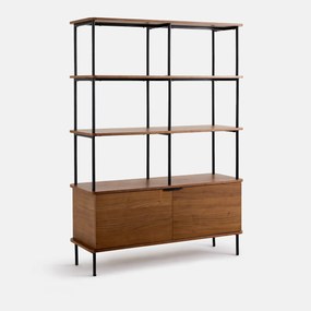 Boekenkast van walnootfineer, KERRIE