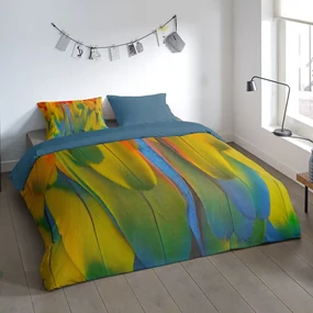 Pure Dekbedovertrek RAINBOW FEATHERS 200x200/220 cm