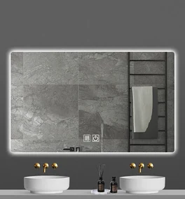 Sanigoods Queen spiegel met verlichting en verwarming 100x60cm