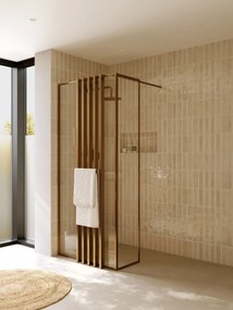 Riho Define inloopdouche l-vorm 90x40x200cm koper mat