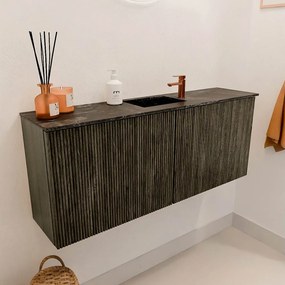 Mondiaz Joya DLux 100cm toiletmeubel shadow met wastafel faye midden 1 kraangat lava