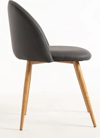 Set 4 Vint Kunstlederen Stoelen