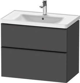 Duravit D-Neo wastafelmeubel 80x48x68,5cm Grafiet