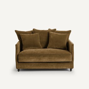 2-zits omvormbare bank van fluweel, Lazare