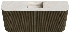 Mondiaz Joya DLux 95cm toiletmeubel ronding links/rechts shadow met wastafel faye midden zonder kraangat frappe