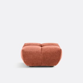 Poef, vintage ribfluweel, L83 cm, Nuria