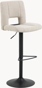 Gestoffeerde draaibare barkrukken Sylvia, verstelbare hoogte, 2-delig