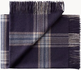 Baby-alpaca plaid Buenos Aires met franjes
