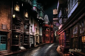 XXL poster Harry Potter - Diagon Alley, (120 x 80 cm)