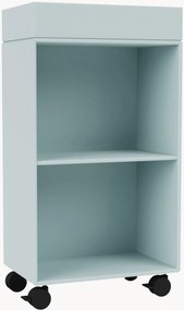 Handgemaakte badkamerkast Preppy met wielen