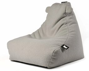 Kinder Zitzak Mini Teddy - Soft Grey
