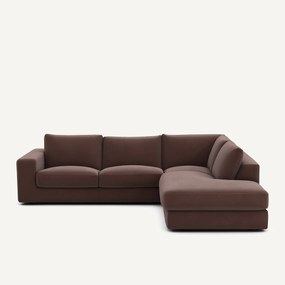 Linnen fluwelen hoekbank, SKANDER