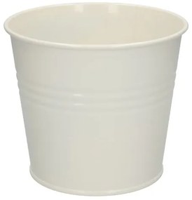 Bloempot, zink, offwhite,Ø 17 cm