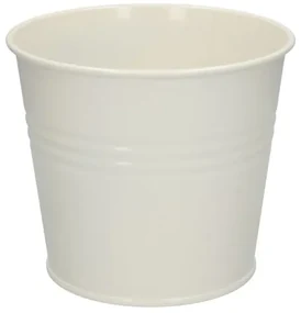 Bloempot, zink, offwhite,Ø 17 cm