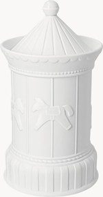 Handgemaakte porseleinen opbergpot Carousel