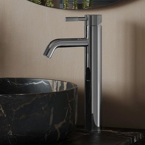 Saniclear Plus Curved hoge wastafelkraan chroom
