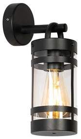 Smart buiten wandlamp zwart IP44 incl. Wifi A60 - Ruben Industriele / Industrie / Industrial E27 IP44 Buitenverlichting rond