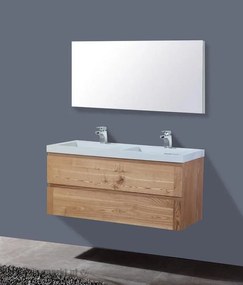 Lambini Designs Senza Wood badkamermeubel 120cm 2 kraangaten eiken