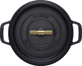 Staub La Cocotte Cocotte Buster+Punch 24 cm / 3,8 l, Rond, Zwart - La Cocotte - Staub