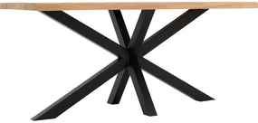 Goossens Eettafel Blade, Boomstamblad 180 x 90 cm 5 cm dik
