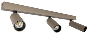 Vigo 3-lichts Opbouwspot Champagne