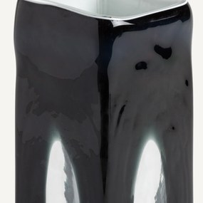 Vaas in geblazen glas, klein model, Odisha