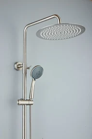 Saniclear Exclusive volledig 304 RVS regendouche opbouw 30cm met 3 standen handdouche
