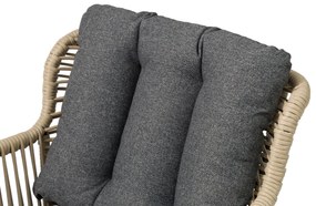 Tuinset 8 personen 300 cm Aluminium/wicker Grijs Coco Custa/Weave