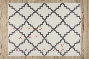 Tapijt SKETCH - F343 room / grijs  klaver Marokkaanse, trellis - TWEEDE-KLASSE PRODUCT