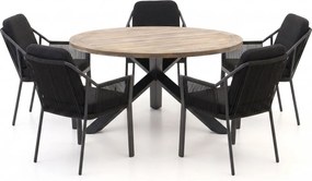 Diningset Tierra Outdoor | 5 personen | Tuinset teakhout | 6-delig | Kees Smit Tuinmeubelen