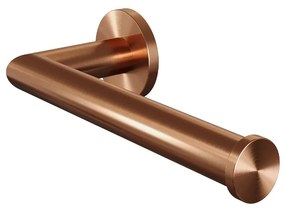 Brauer Copper Edition set met handdoekhaak, toiletrolhouder en toiletborstelset koper geborsteld PVD