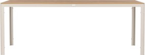 The Outsider Tuintafel - Toscane - Beige - Teak/Polywood - 205x90 cm - The Outsider
