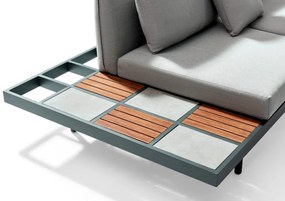 DATHO OUTDOOR Hoek Loungeset - Bali - Antraciet  - Datho Outdoor