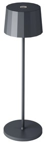 Lido Oplaadbare LED Tafellamp Antraciet