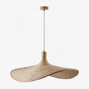 Hanglamp Van Bamboe Chaifer Natuurlijk & 80 X 70 Cm - Sklum