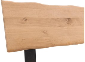 Goossens Bedframe Slade, Bedframe 160 x 210 cm hoofdbord organisch