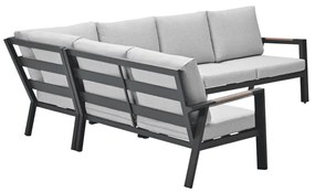 Garden Impressions Lissabon lounge dining set R 4-delig - valley sand