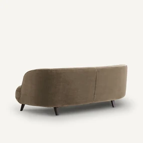 Bank in fluweel, Rosebury design E. Gallina