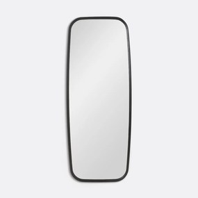 Rechthoekige spiegel van massief eiken H180 cm Orion