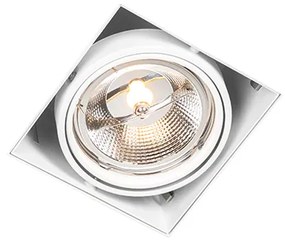 Set van 6 Inbouwspot wit GU10 AR111 trimless verstelbaar - Oneon