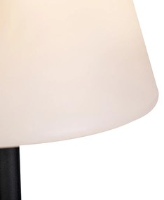 Smart buiten vloerlamp zwart incl. Wifi A60 - Virginia Modern E27 IP44 Buitenverlichting ovaal